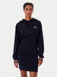 Guess Sukienka dzianinowa V5BK01 Z1152 Granatowy Regular Fit. Niebieskie sukienki damskie Guess, z aplikacjami, z dzianiny, bez ramiączek. Za 339.99 zł.