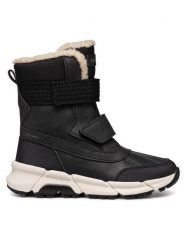 Geox Śniegowce J Flexyper Plus Boy J46LCF 0MEFU C9999 M Czarny. Czarne buty zimowe chłopięce Geox, ze skóry, bez zapięcia. Za 289.99 zł.