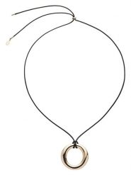 U.S. Polo Assn. Pozłacany naszyjnik z zawieszką - dł. 94 cm rozmiar: onesize. Czarne naszyjniki damskie U.S. Polo Assn., metalowe. Za 73.99 zł.