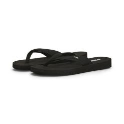 JAPONKI damskie PUMA 389106-01 czarne klapki piankowe na lato 37. Białe klapki damskie Puma, bez wzorów, z materiału, bez obcasa, bez zapięcia. Za 90.99 zł.