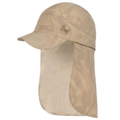 Czapka z daszkiem dla dorosłych Buff Pack Sahara Cap. Brązowe czapki z daszkiem damskie Buff, na lato, bez wzorów, z elastanu. Za 207.99 zł.