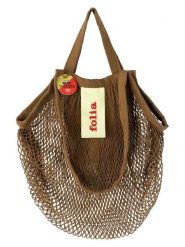 Folia PAPER Shopper bag w kolorze khaki - 44 x 44 x 0,50 cm rozmiar: onesize. Brązowe shopper bag folia PAPER, bez wzorów, z materiału, na ramię, bez dodatków. Za 47.95 zł.