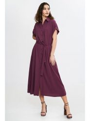 Nife Sukienka w kolorze fioletowym rozmiar: 36/38. Różowe sukienki damskie Nife, bez wzorów, z tkaniny, bez ramiączek. Za 178.37 zł.