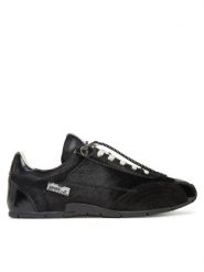 Bronx Sneakersy 66662-PA 01 Czarny. Czarne obuwie sportowe damskie Bronx, ze skóry, bez zapięcia. Za 619.99 zł.