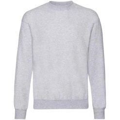 Klasyczna Bluza Rozpinana Dla Dorosłych Unisex. Białe bluzy damskie Fruit of the Loom, m, bez wzorów, z bawełny, z kapturem. Za 78.99 zł.