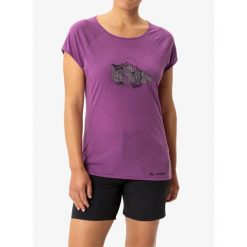 Koszulka szybkoschnąca damska Vaude Tekoa T-Shirt II. Fioletowe koszulki sportowe damskie Vaude, bez wzorów, bez ramiączek. Za 151.99 zł.