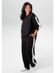 Aniston Bluza w kolorze czarnym rozmiar: 52. Czarne bluzy damskie Aniston, bez wzorów, bez kaptura. Za 82.64 zł.