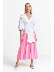 Rich & Royal Spódnica w kolorze różowym rozmiar: 40. Czerwone spódnice damskie Rich & Royal, na co dzień, bez wzorów, midi. Za 208.36 zł.