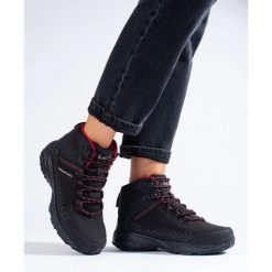 Wysokie damskie buty trekkingowe DK czarne. Czarne obuwie trekkingowe damskie bez zapięcia. Za 231.50 zł.