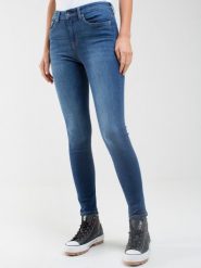 Jeansy damskie skinny niebieskie Ariana 399. Niebieskie jeansy damskie Big Star, bez wzorów, z jeansu, z podwyższonym stanem. W wyprzedaży za 279.99 zł.