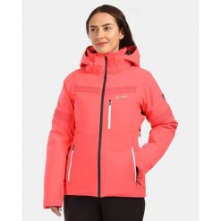 Damska kurtka narciarska Kilpi VALERA-W. Czerwone kurtki sportowe damskie Kilpi, na zimę, bez wzorów, bez kaptura. Za 919.99 zł.