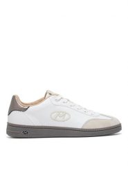 MEXX Sneakersy MI001009943W Biały. Białe obuwie sportowe damskie Mexx, ze skóry, bez zapięcia. Za 229.99 zł.