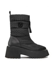 Liu Jo Botki Flair 01 SF3013 TX040 Czarny. Czarne botki damskie Liu Jo, z materiału, bez obcasa, na płaskiej podeszwie, bez zapięcia. Za 1,489.00 zł.