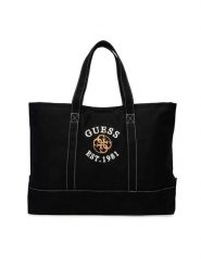 Guess Torebka V6RZ04 WL000 Czarny. Czarne shopper bag Guess, z materiału, bez dodatków. Za 299.99 zł.