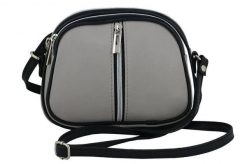 Listonoszka j. szara BARBERINI'S skórzana 03-8. Szare shopper bag Barberinis, bez wzorów, ze skóry, na ramię, bez dodatków. Za 169.99 zł.