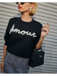 Milan Kiss Bluza w kolorze czarnym rozmiar: S. Czarne bluzy damskie Milan Kiss, s, bez wzorów, bez kaptura. Za 140.53 zł.