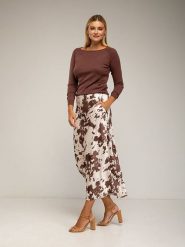 Tantra Spódnica w kolorze kremowym rozmiar: M. Brązowe spódnice damskie Tantra, na co dzień, m, bez wzorów, midi. Za 152.99 zł.