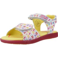 Sandały AGATHA RUIZ DE LA PRADA 242964A Biały. Białe sandały damskie Agatha Ruiz de la Prada, bez wzorów, ze skóry, bez obcasa, bez zapięcia. Za 259.31 zł.