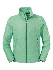 Schöffel Kurtka przeciwwiatrowa "Bygstad" w kolorze zielonym rozmiar: 52. Zielone kurtki sportowe damskie Schöffel, bez wzorów, bez kaptura. Za 130.99 zł.