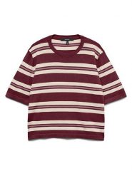 Vero Moda Sweter w kolorze kremowo-bordowym rozmiar: M. Czerwone swetry klasyczne damskie Vero Moda, m, bez kołnierzyka. Za 91.95 zł.