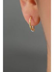 Miu Silver Pozłacane kolczyki-kreole rozmiar: onesize. Szare kolczyki damskie Miu Silver, pozłacane. Za 60.99 zł.