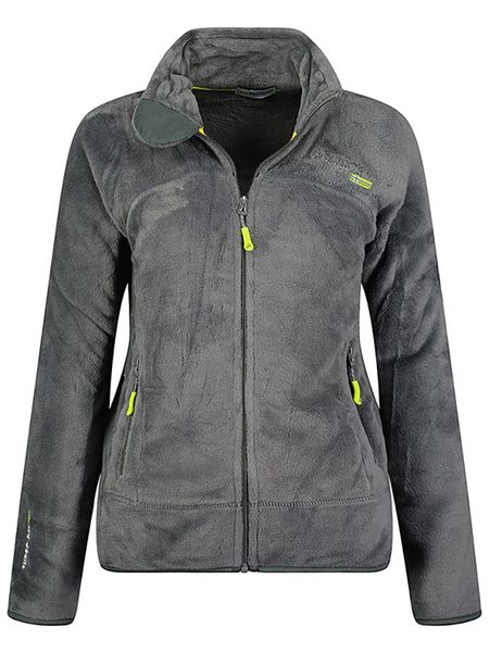 Geographical Norway Kurtka polarowa "Upaline" w kolorze szarym rozmiar: XXL. Szare kurtki damskie Geographical Norway, xxl, bez wzorów, z materiału, bez kaptura. Za 96.60 zł.