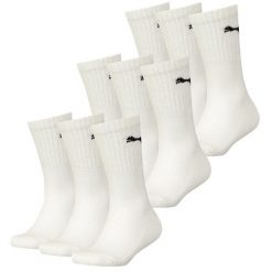 Skarpety sportowe Puma białe 9 par. Czarne skarpetki damskie Puma, bez wzorów, z bawełny. Za 173.99 zł.
