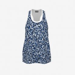 Koszulka bez rękawów damska AGILITY Tank Top. Niebieskie koszulki damskie Head, xl, bez wzorów, bez kołnierzyka, bez ramiączek. W wyprzedaży za 182.00 zł.