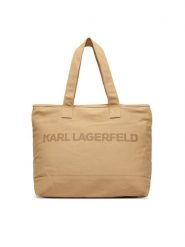 KARL LAGERFELD Torebka B2W50099 Beżowy. Brązowe torebki klasyczne damskie KARL LAGERFELD, z materiału, bez dodatków. Za 389.99 zł.