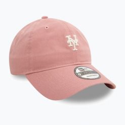 Czapka z daszkiem New Era Mini Washed 9Twenty New York Mets. Czerwone czapki z daszkiem damskie New Era, bez wzorów. Za 109.99 zł.