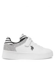 U.S. Polo Assn. Sneakersy BRYGIT001 S Biały. Białe buty sportowe dziewczęce U.S. Polo Assn., bez wzorów, z materiału, bez zapięcia. Za 159.99 zł.