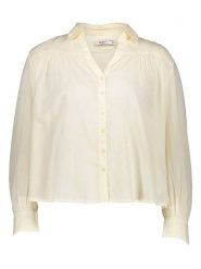 Pepe Jeans Koszula w kolorze kremowym rozmiar: S. Brązowe koszule damskie Pepe Jeans, s, bez wzorów, z bawełny, bez kołnierzyka, bez ramiączek. Za 153.95 zł.