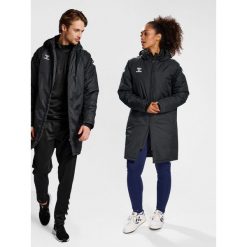 Kurtka parka HML CORE XK BENCH JACKET. Czarne kurtki damskie Hummel, m, bez wzorów, bez kaptura. Za 280.00 zł.