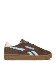 Reebok Sneakersy EO-CLUB C GROUNDS UK 100244642 Brązowy. Brązowe obuwie sportowe damskie Reebok, ze skóry, bez zapięcia. Za 299.99 zł.