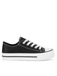 DeeZee Trampki CSS20531-02 Czarny. Czarne trampki dziewczęce DeeZee, bez wzorów, z tworzywa sztucznego, bez zapięcia. Za 89.99 zł.