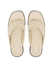 Tommy Hilfiger Japonki FW0FW09216 Écru. Klapki damskie Tommy Hilfiger, bez wzorów, ze skóry, bez obcasa, bez zapięcia. Za 359.99 zł.