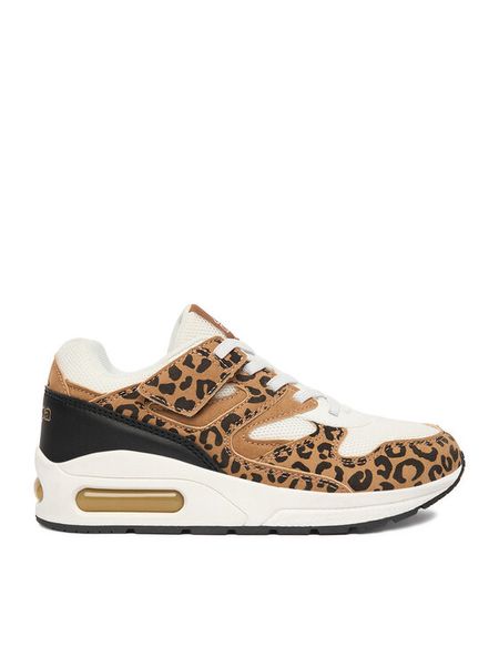 Kappa Sneakersy CEO-KC-23680Z(DZ) Beżowy. Brązowe buty sportowe dziewczęce Kappa, z materiału, bez zapięcia. Za 149.99 zł.