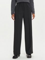 Weekend Max Mara Spodnie materiałowe Petra 2425136022 Czarny Loose Fit. Czarne spodnie materiałowe damskie Weekend Max Mara, bez wzorów, z materiału. Za 539.99 zł.