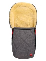 Kaiser Naturfellprodukte Śpiworek wełniany "Emma" w kolorze szarym - 80 x 37 cm rozmiar: onesize. Szare akcesoria do wózków Kaiser Naturfellprodukte. Za 696.20 zł.