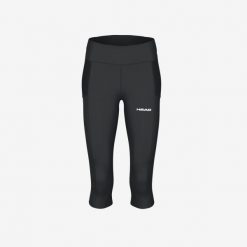 Legginsy 3/4 damskie POWER. Czarne legginsy damskie Head, m, bez wzorów. W wyprzedaży za 210.00 zł.