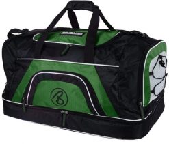 BRUBAKER Torba Sportowa 52L z Komorą na Buty i Mokre Rzeczy Czarny Zielony. Czarne torby sportowe X2, bez wzorów, z materiału, duże. Za 188.99 zł.