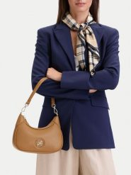 Nine West Torebka CEO-SOFT ALLURE-LDA9751 Beżowy ciemny. Brązowe torebki klasyczne damskie Nine West, ze skóry, bez dodatków. Za 199.99 zł.
