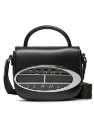 Tommy Jeans Torebka Tjw Origin Crossover AW0AW15811 Czarny. Czarne torebki klasyczne damskie Tommy Jeans, z jeansu, bez dodatków. Za 289.99 zł.