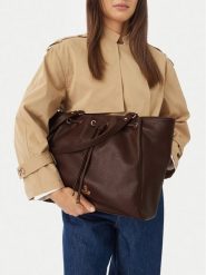 Beverly Hills Polo Club Torebka CEO-BHPC-C-008-10 Brązowy. Brązowe shopper bag Beverly Hills Polo Club, ze skóry, bez dodatków. Za 279.99 zł.