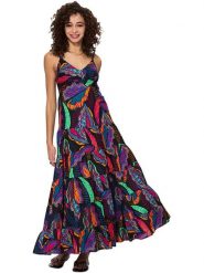 Aller Simplement Sukienka w kolorze czarnym ze wzorem rozmiar: 42. Czarne sukienki damskie Aller Simplement, bez wzorów, z bawełny, bez ramiączek. Za 202.98 zł.