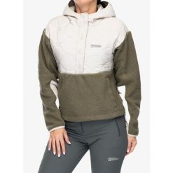 Bluza z kapturem damska Columbia Cloud Point Hooded Fleece. Zielone bluzy damskie Columbia, xs, bez wzorów, z kapturem. Za 293.99 zł.