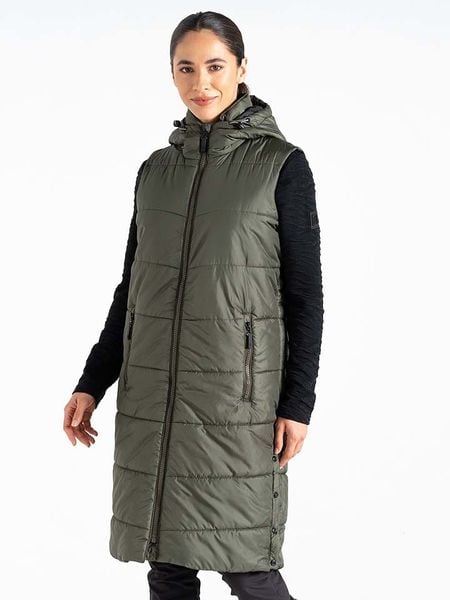 Dare 2b Kamizelka pikowana "Distinguish" w kolorze khaki rozmiar: 38. Brązowe kamizelki damskie Dare 2b, bez wzorów, bez kaptura. Za 131.12 zł.