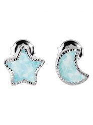 OR Carats Złote kolczyki-wkrętki z chalcedonem rozmiar: onesize. Szare kolczyki damskie OR Carats, złote. Za 1,130.99 zł.