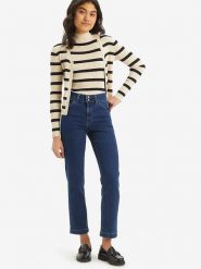 Levi's Dżinsy "724™" - Regular fit - w kolorze granatowym rozmiar: W28/L30. Niebieskie jeansy damskie Levi's, z podwyższonym stanem. Za 220.12 zł.