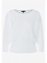 More & More Sweter w kolorze białym rozmiar: 34. Białe swetry klasyczne damskie More & More, bez kołnierzyka. Za 98.95 zł.
